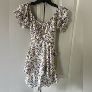 Altar’d State Floral Ruffle Dress